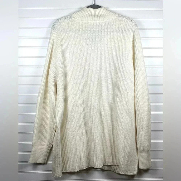 Soft Surroundings NWT Highland Tunic Sweater  Cream Size 3X - Picture 6 of 10